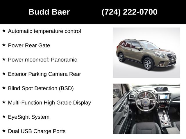 used 2022 Subaru Forester car, priced at $28,347