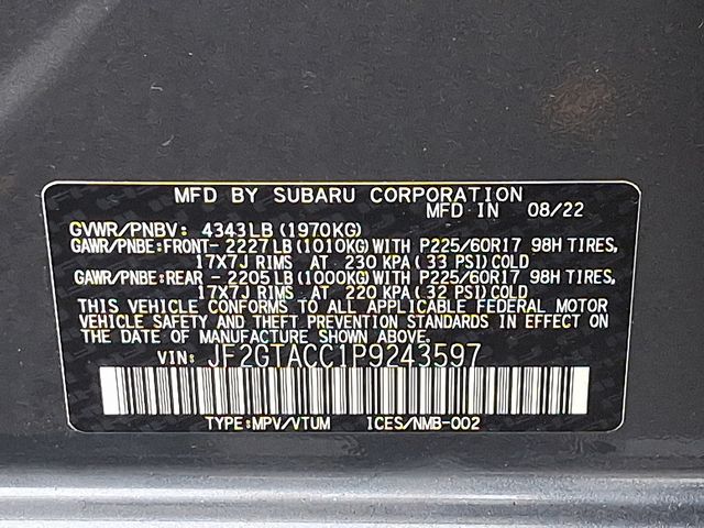 used 2023 Subaru Crosstrek car, priced at $22,893