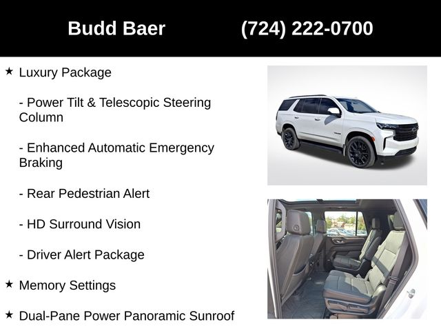 used 2024 Chevrolet Tahoe car, priced at $65,978