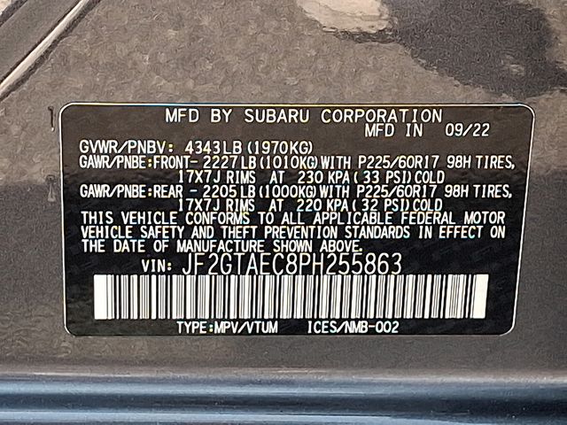 used 2023 Subaru Crosstrek car, priced at $26,252