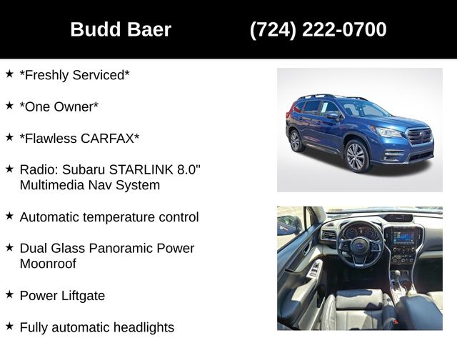 used 2020 Subaru Ascent car, priced at $22,404