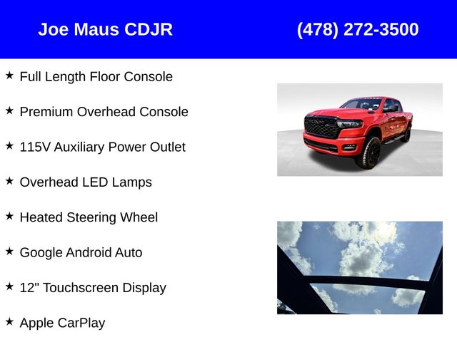 new 2025 Ram 1500 car, priced at $62,658