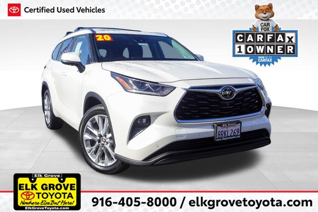 used 2020 Toyota Highlander car, priced at $32,000