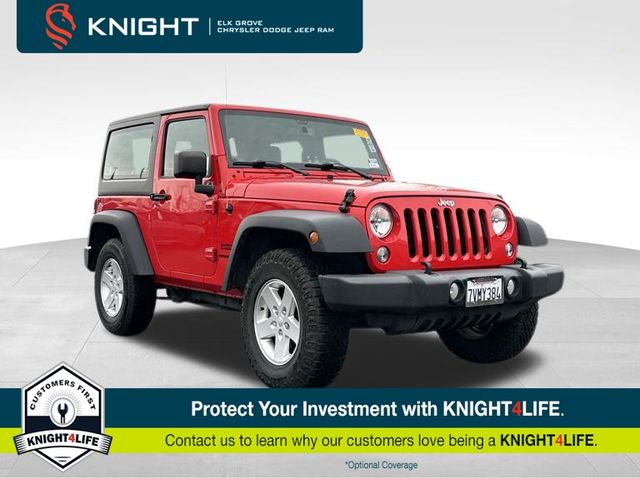 used 2017 Jeep Wrangler car, priced at $12,654