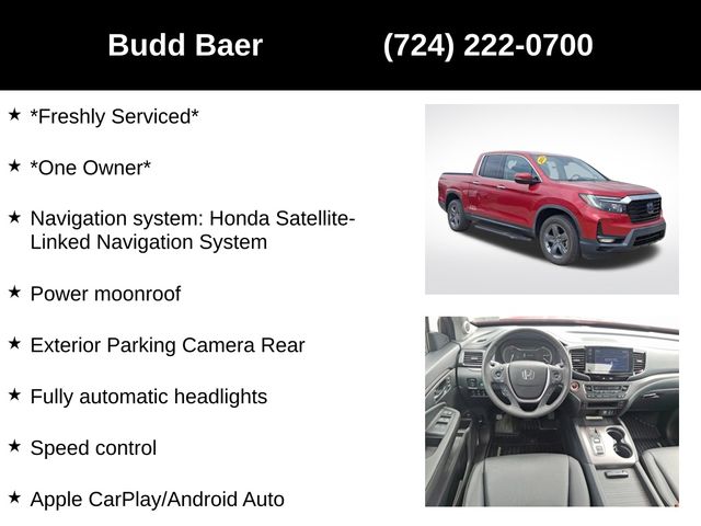 used 2022 Honda Ridgeline car, priced at $35,796