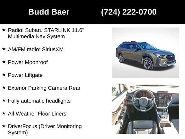 used 2023 Subaru Outback car, priced at $29,910