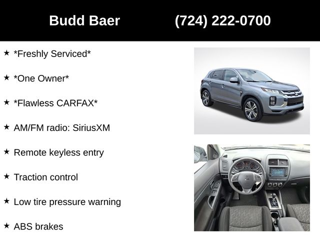 used 2021 Mitsubishi Outlander Sport car, priced at $16,988