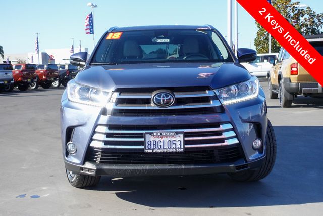 used 2018 Toyota Highlander car, priced at $26,122