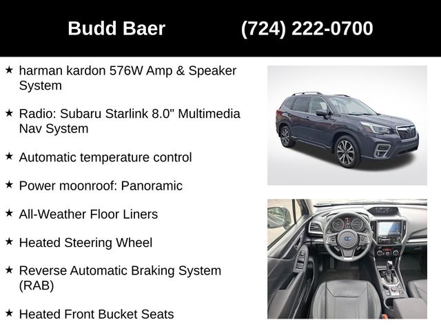 used 2021 Subaru Forester car, priced at $23,452