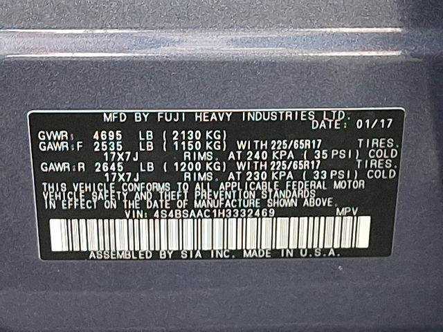 used 2017 Subaru Outback car, priced at $15,976