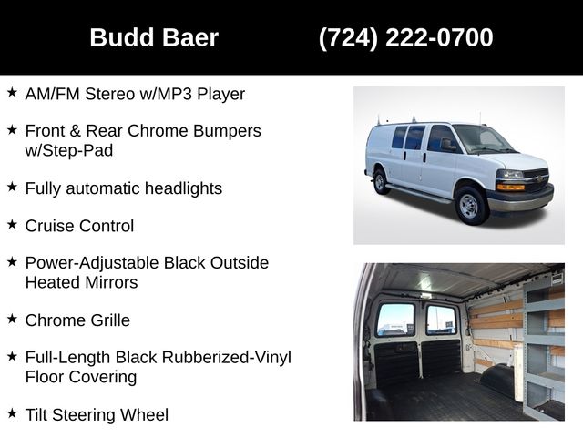 used 2021 Chevrolet Express 2500 car, priced at $19,685