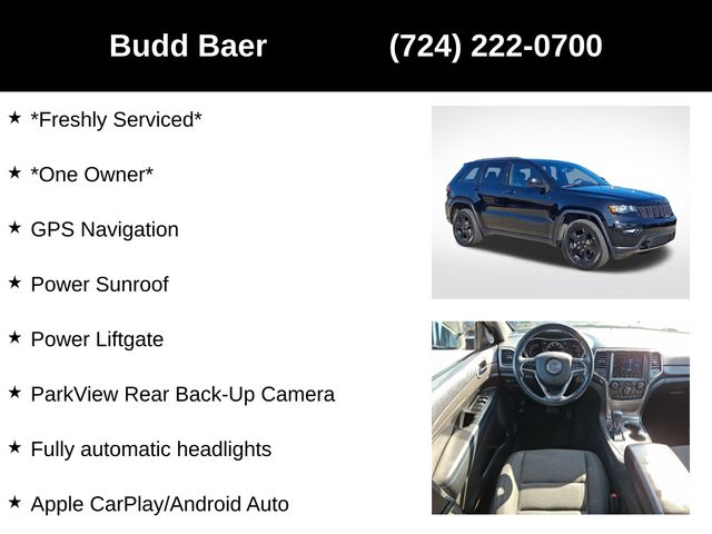 used 2018 Jeep Grand Cherokee car, priced at $17,966