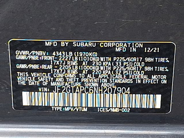 used 2022 Subaru Crosstrek car, priced at $24,440