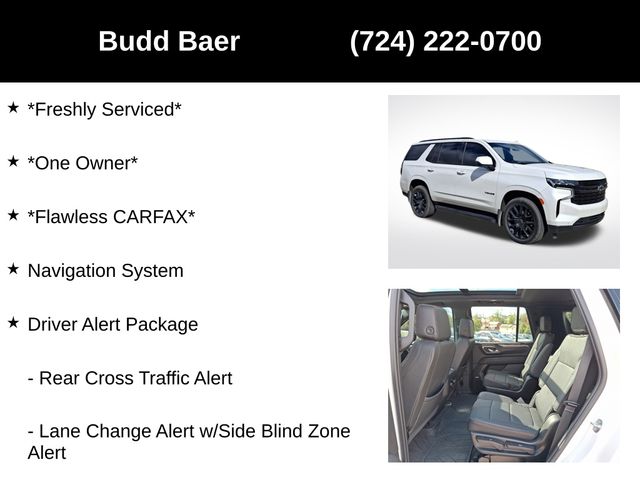 used 2024 Chevrolet Tahoe car, priced at $65,978