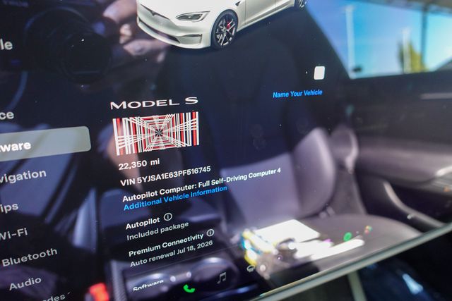 used 2023 Tesla Model S car, priced at $72,499