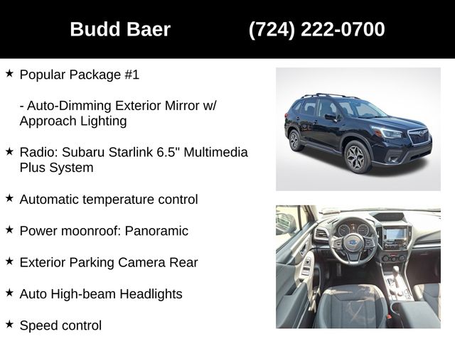 used 2021 Subaru Forester car, priced at $23,078