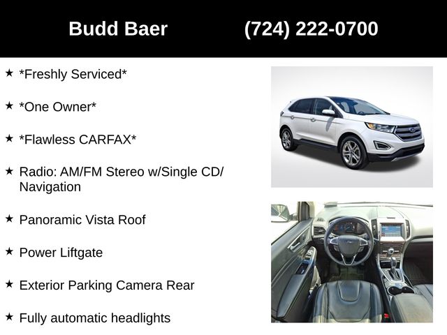 used 2017 Ford Edge car, priced at $15,413