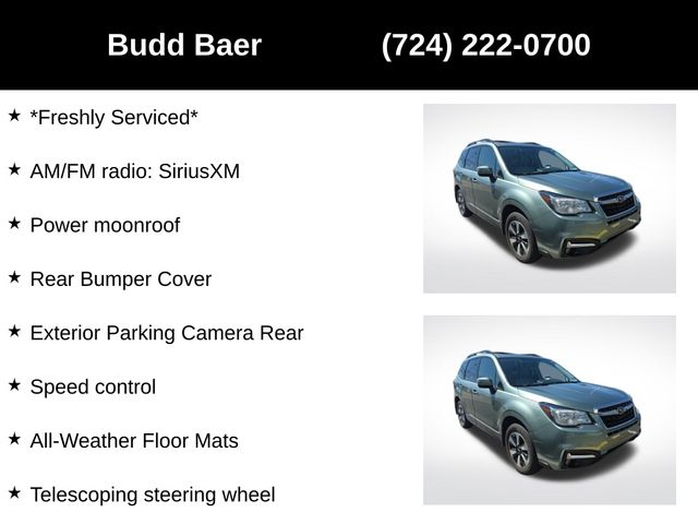 used 2018 Subaru Forester car, priced at $19,873