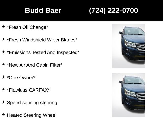 used 2018 Ford Explorer car, priced at $18,465