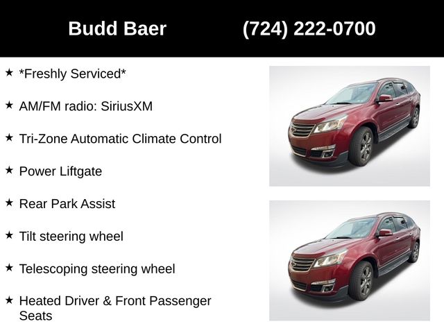 used 2017 Chevrolet Traverse car, priced at $11,445