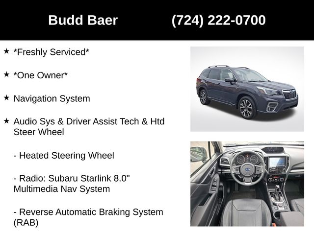 used 2021 Subaru Forester car, priced at $23,452
