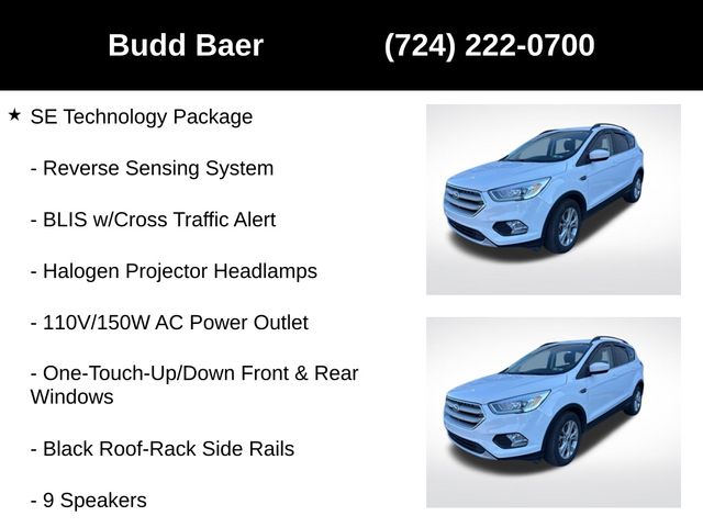 used 2017 Ford Escape car, priced at $10,885