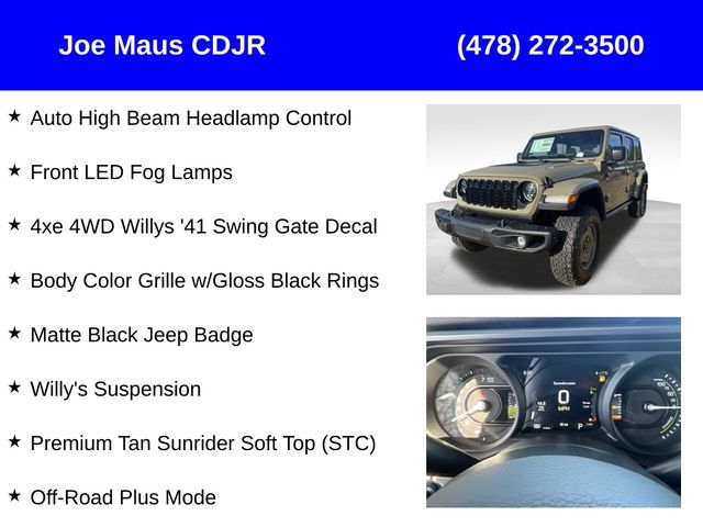 new 2025 Jeep Wrangler car, priced at $61,411