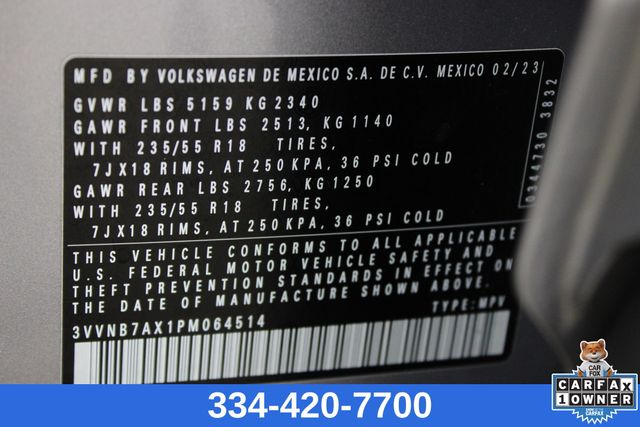 used 2023 Volkswagen Tiguan car, priced at $24,999