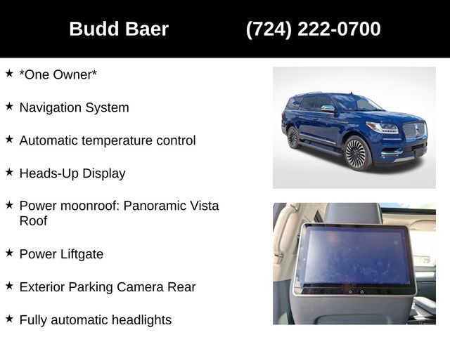 used 2020 Lincoln Navigator car, priced at $48,992