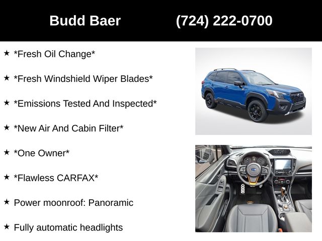 used 2023 Subaru Forester car, priced at $30,952