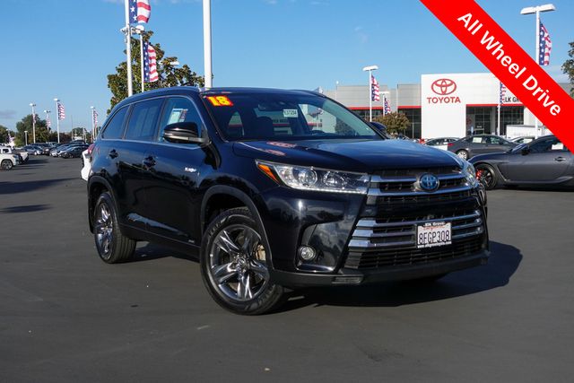 used 2018 Toyota Highlander Hybrid car, priced at $22,400