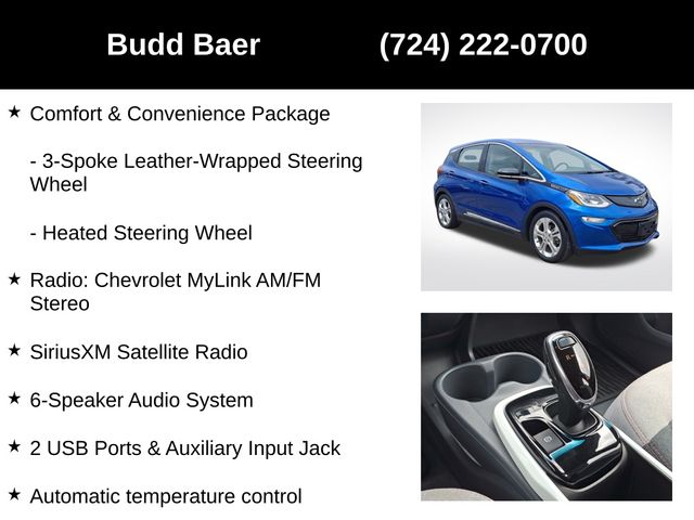 used 2017 Chevrolet Bolt EV car, priced at $13,965