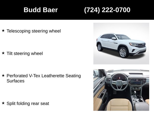 used 2022 Volkswagen Atlas Cross Sport car, priced at $25,450