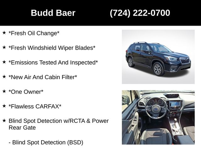 used 2021 Subaru Forester car, priced at $25,131