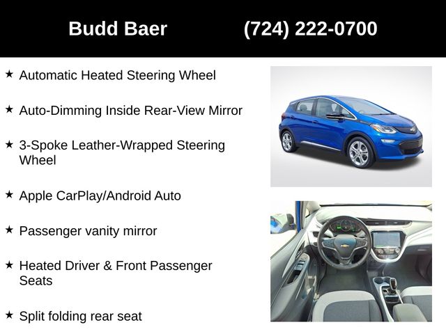 used 2020 Chevrolet Bolt EV car, priced at $14,820