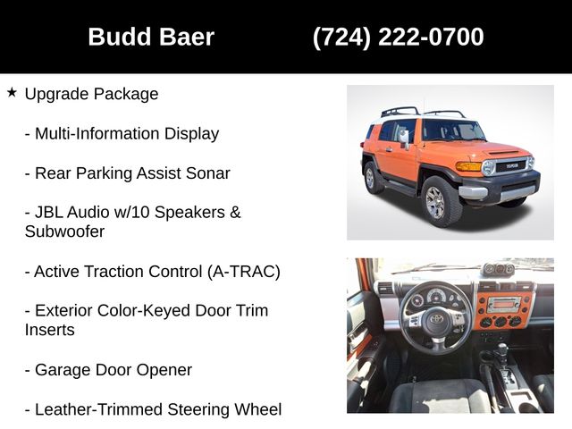 used 2014 Toyota FJ Cruiser car, priced at $33,223