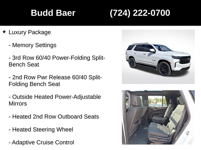 used 2024 Chevrolet Tahoe car, priced at $65,978