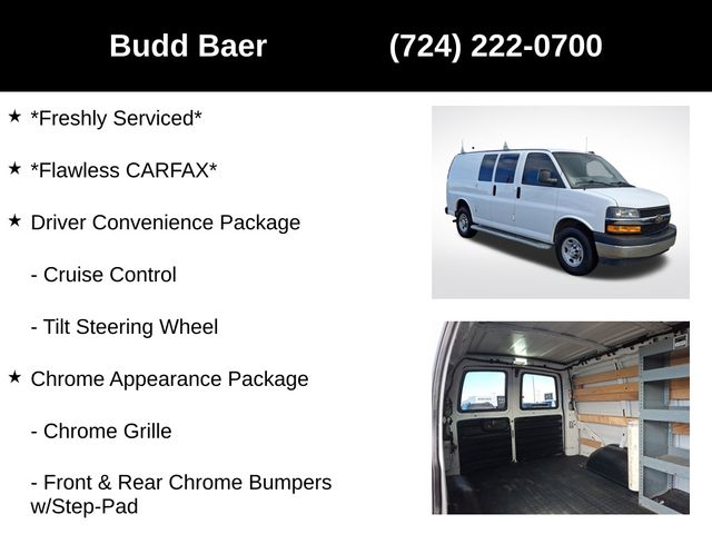 used 2021 Chevrolet Express 2500 car, priced at $19,685
