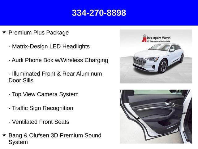 used 2021 Audi e-tron car, priced at $29,497