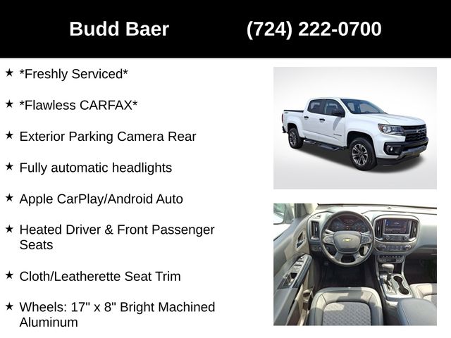 used 2021 Chevrolet Colorado car, priced at $34,440