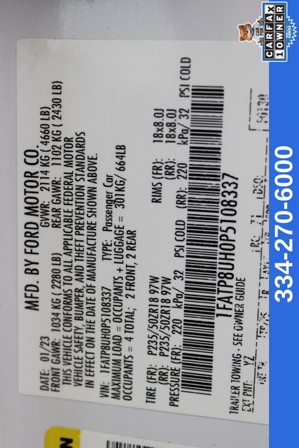 used 2023 Ford Mustang car, priced at $26,999