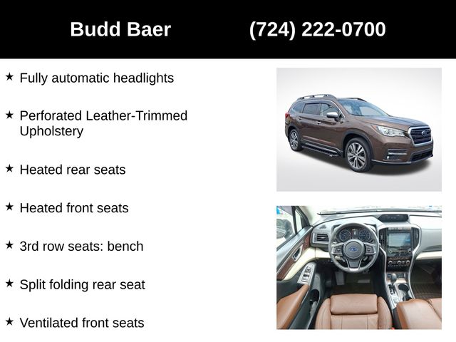 used 2019 Subaru Ascent car, priced at $26,785