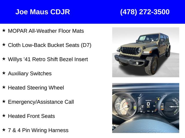 new 2025 Jeep Wrangler car, priced at $61,411