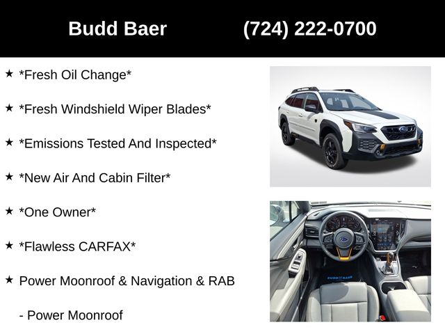 used 2024 Subaru Outback car, priced at $36,160