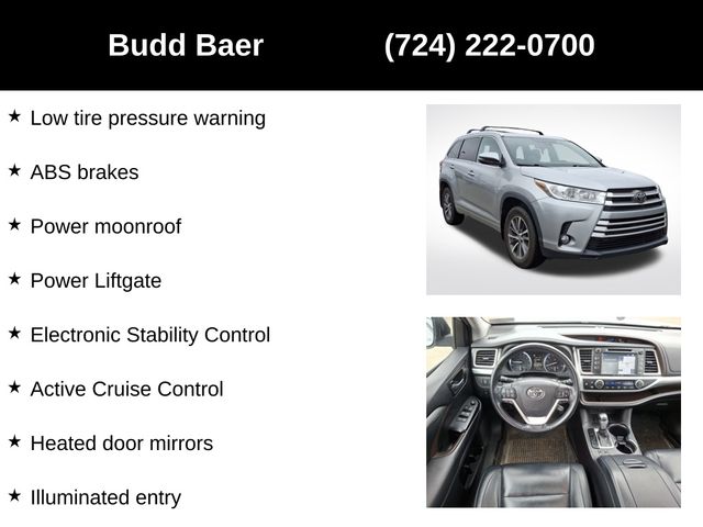 used 2018 Toyota Highlander car, priced at $22,850