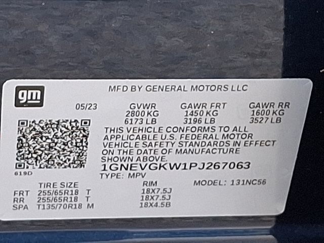used 2023 Chevrolet Traverse car, priced at $34,661