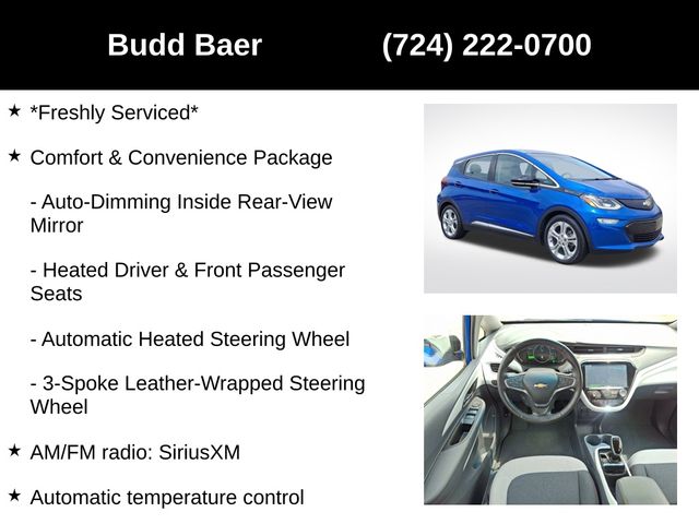 used 2020 Chevrolet Bolt EV car, priced at $14,820