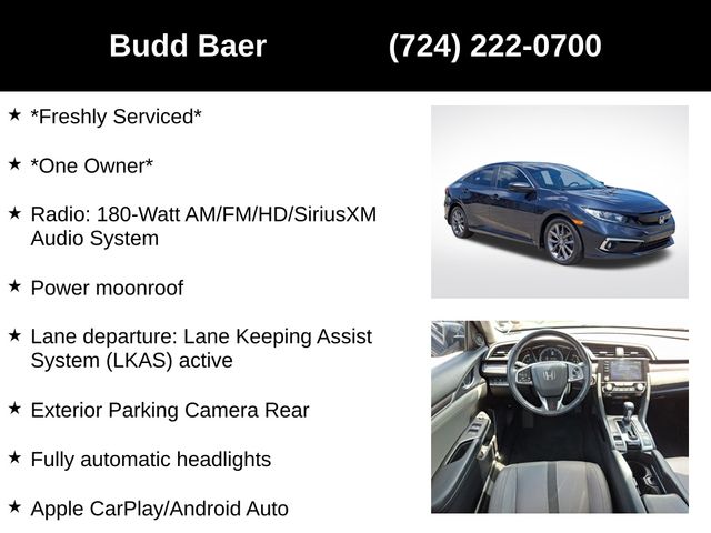 used 2020 Honda Civic car, priced at $20,228