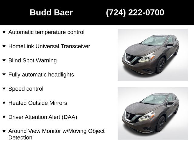 used 2017 Nissan Murano car, priced at $14,747