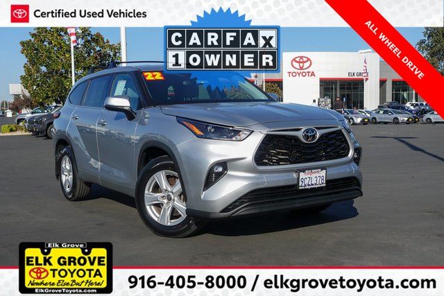 used 2022 Toyota Highlander car, priced at $32,622